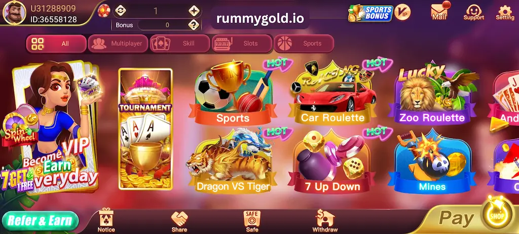 Game Modes Available in Rummy Gold