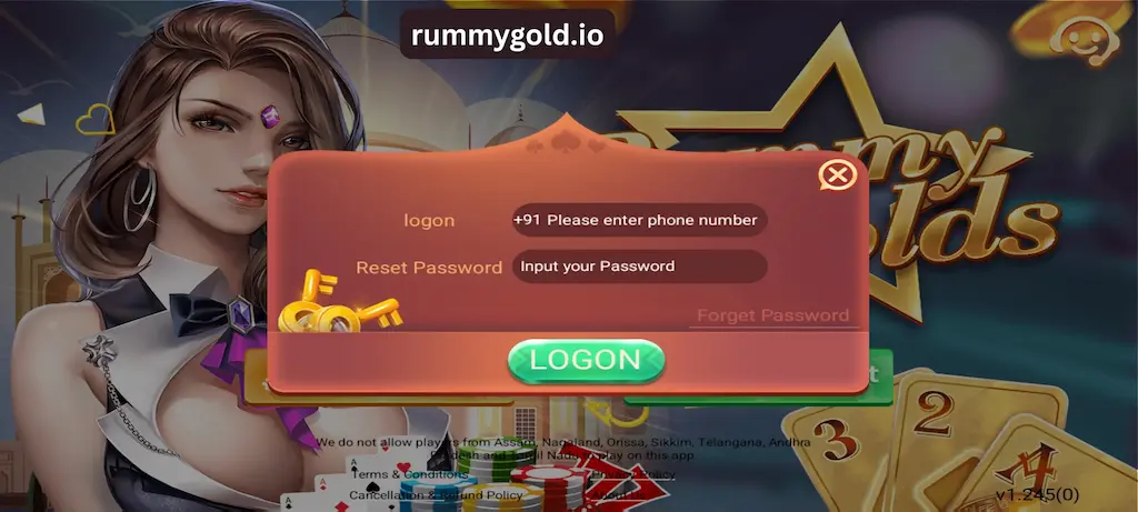 login Rummy Gold